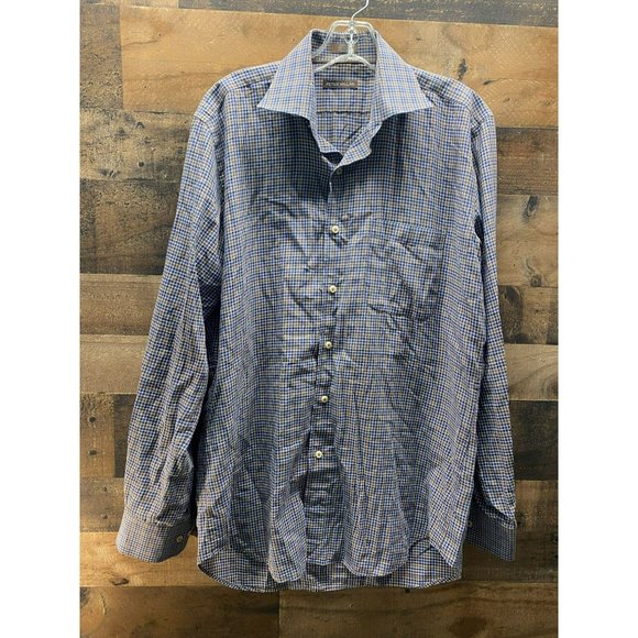 Peter Millar Men's Long Sleeve Button Up‎ Size Medium - Picture 1 of 3